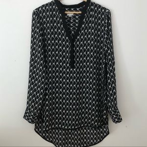 Geometric Tunic Blouse